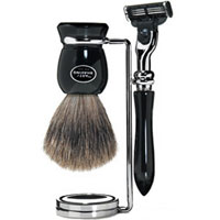 The Art Of Shaving Compact Shaving Set Black