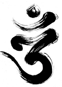 OM sound meditation - OM  symbol image